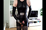 Sissy sexy in leather 3