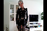 Sissy sexy leather outfit